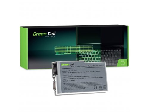 Green Cell Batteri C1295 C2451 BAT1194 för Dell Latitude D500 D510 D520 D600 D610
