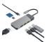 Adapter HUB GC Connect 7i1 (3xUSB-A 3.1 HDMI 4K 60Hz USB-C PD 85W) för Apple MacBook M1/M2, Lenovo X1, Asus ZenBook, Dell XPS