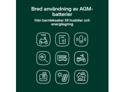 Green Cell ® AGM 12V 7Ah batteri VRLA blybatteri Unbemann UPS UPS system UPS system backup batteri