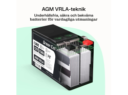 Green Cell ® Batterie AGM VRLA 12V 90Ah